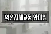 약손자세교정 안마원