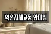 약손자세교정 안마원