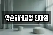 약손자세교정 안마원