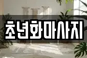 초년화마사지