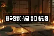 태국전통마사지 롬디 월평점