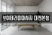 브이테라피마사지 대전본점