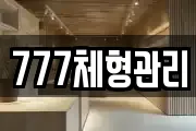 777체형관리