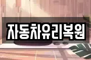 자동차유리복원