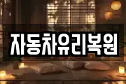 자동차유리복원