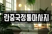란중국정통마사지