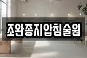 조완종지압침술원