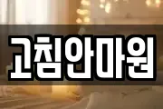 고침안마원