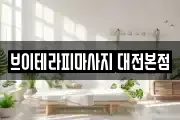 브이테라피마사지 대전본점