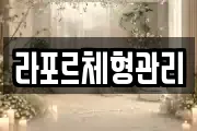 라포르체형관리