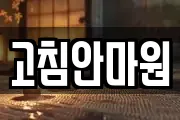 고침안마원