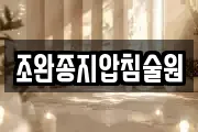조완종지압침술원