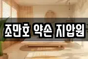 조만호 약손 지압원