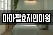 마마필효자안마원