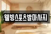 웰빙스포츠발마사지