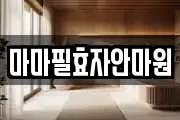 마마필효자안마원