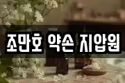 조만호 약손 지압원
