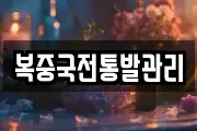 복중국전통발관리