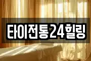 타이전통24힐링