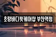 초량바디핏케어샵 부산역점