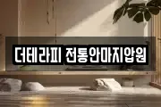 더테라피 전통안마지압원