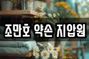조만호 약손 지압원