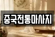중국전통마사지