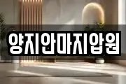 양지안마지압원