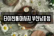 타이전통마사지 부산남포점