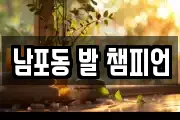 남포동 발 챔피언