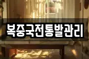 복중국전통발관리