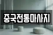 중국전통마사지