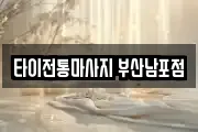 타이전통마사지 부산남포점