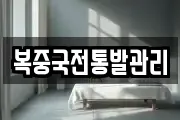 복중국전통발관리