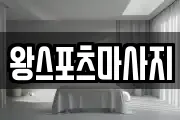 왕스포츠마사지