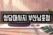 청담마사지 부산남포점