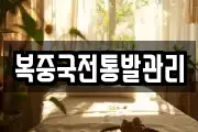 복중국전통발관리