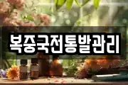 복중국전통발관리