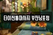 타이전통마사지 부산남포점