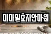 마마필효자안마원