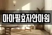 마마필효자안마원