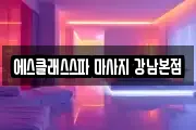 에스클래스스파 마사지 강남본점
