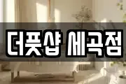 더풋샵 세곡점