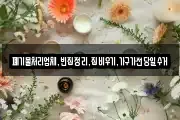 폐기물처리업체,빈집정리,집비우기,가구가전당일수거