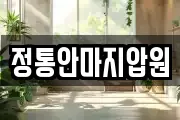 정통안마지압원