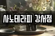 사노테라피 강서점