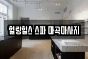 힐링힐스 스파 마곡마사지