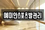 예미안스포츠발관리