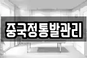 중국정통발관리