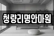 청량리명안마원